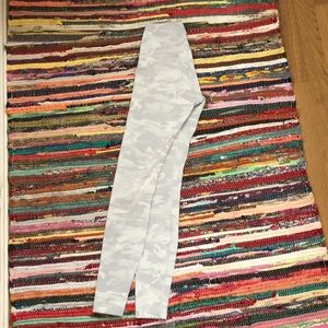 White camo lululemon leggings